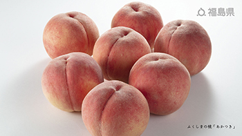 ふくしまの桃「あかつき」