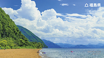 猪苗代湖 志田浜（猪苗代町）