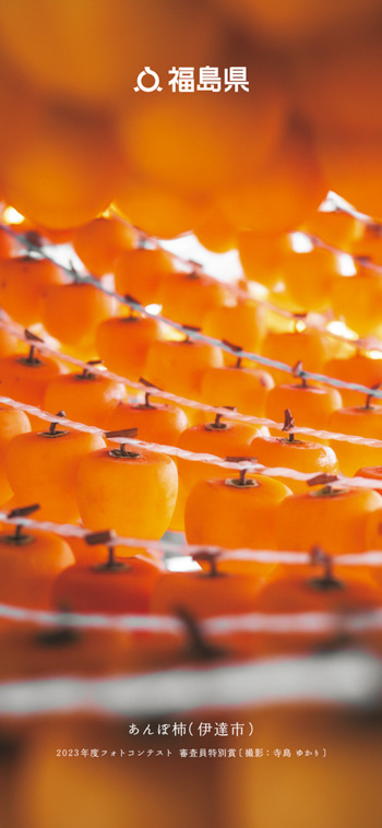 あんぽ柿（伊達市）2023年度フォトコンテスト 審査員特別賞